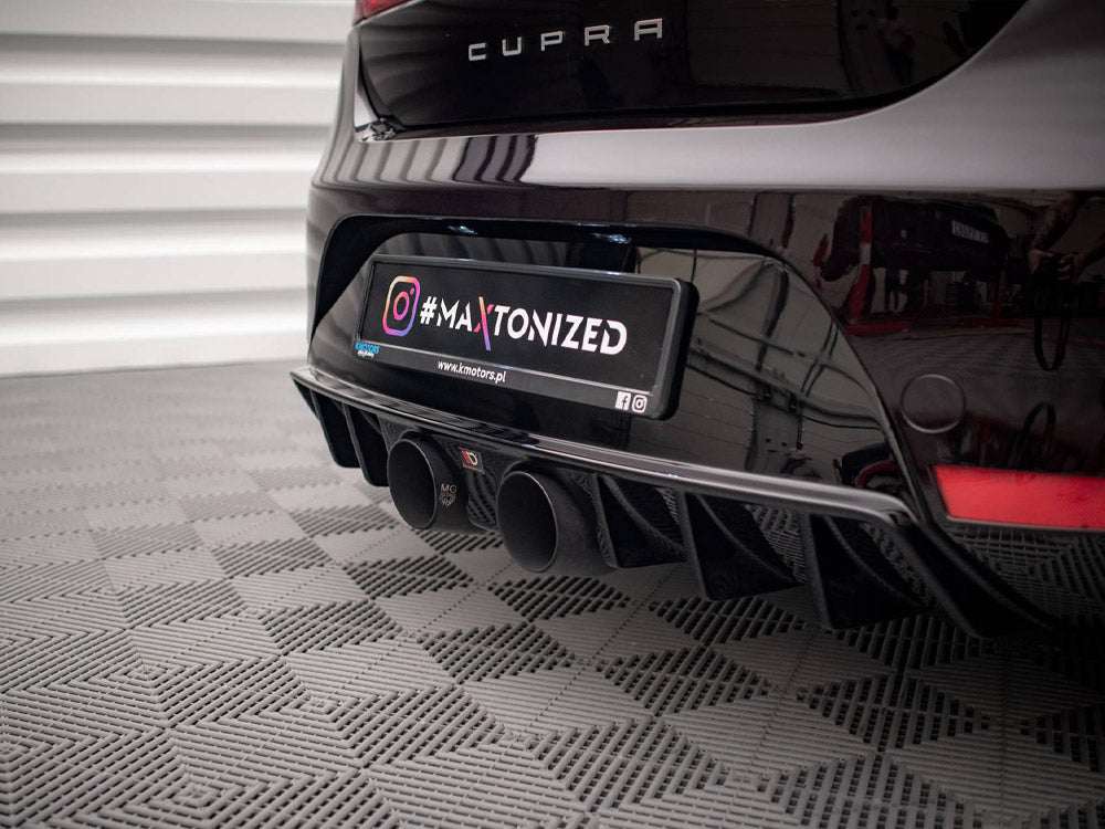 Maxton Design - REAR VALANCE SEAT LEON 2 CUPRA/ FR FACELIFT (2009-2012)