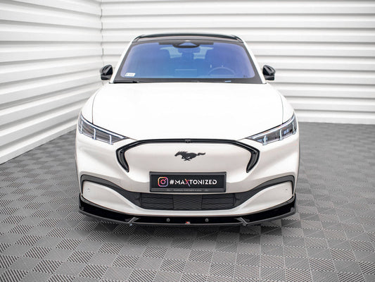 Maxton Design - FRONT SPLITTER V.1 FORD MUSTANG MACH-E MK1