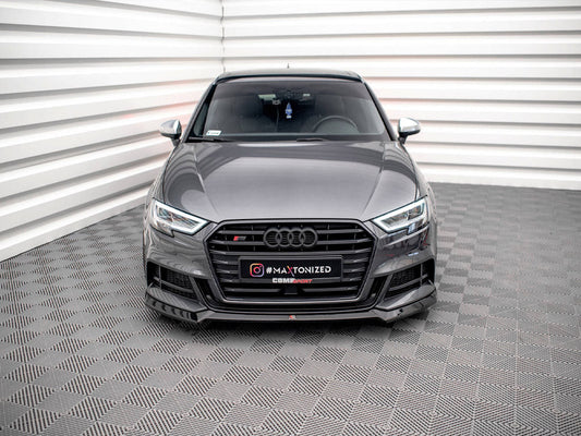 Maxton Design - FRONT SPLITTER V.3 AUDI S3 SPORTBACK 8V FACELIFT
