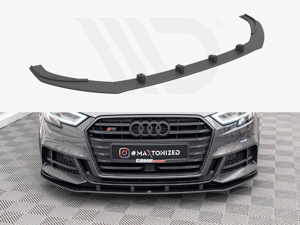 Maxton Design - STREET PRO FRONT SPLITTER AUDI S3 SPORTBACK 8V FACELIFT