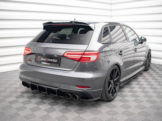 Maxton Design - STREET PRO REAR SIDE SPLITTERS AUDI S3 SPORTBACK 8V FACELIFT