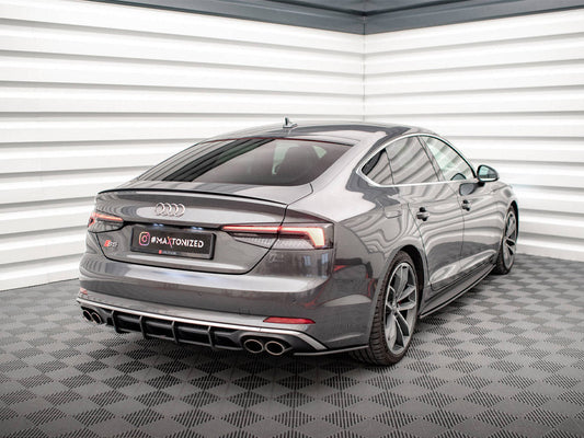 Maxton Design - STREET PRO REAR DIFFUSER AUDI S5 COUPE / SPORTBACK F5