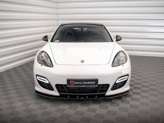 Maxton Design - FRONT SPLITTER V.1 PORSCHE PANAMERA TURBO 970