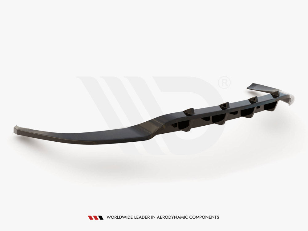 Maxton Design - CENTRAL REAR SPLITTER (VERTICAL BARS) PORSCHE PANAMERA E-HYBRID 971