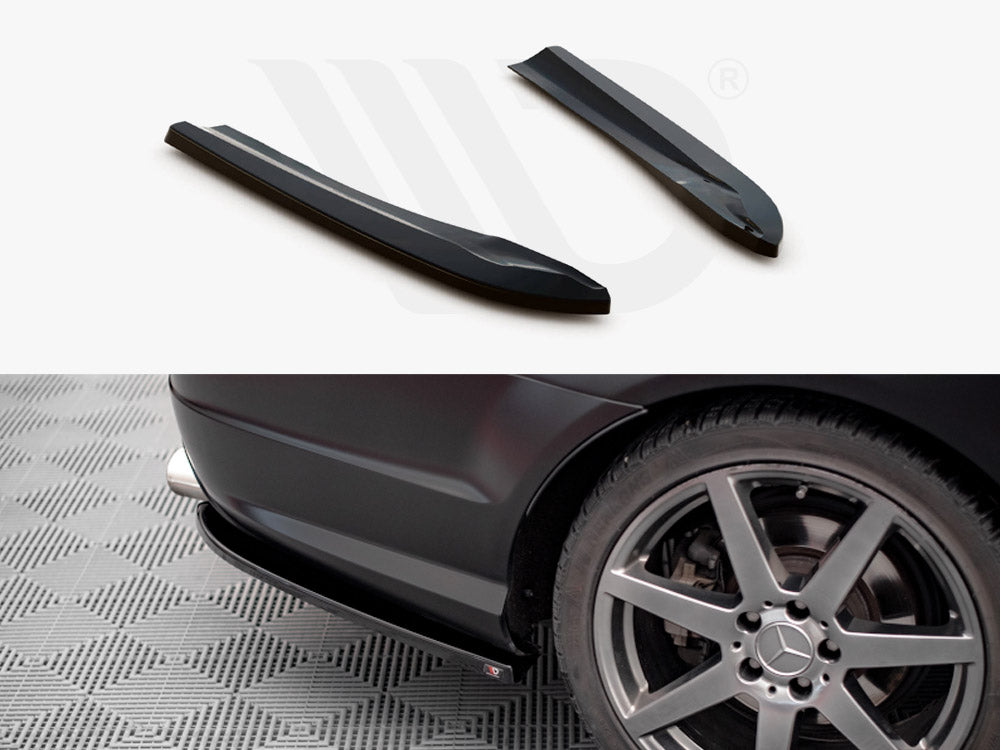 Maxton Design - REAR SIDE SPLITTERS MERCEDES C COUPE AMG-LINE C204/S204/W204
