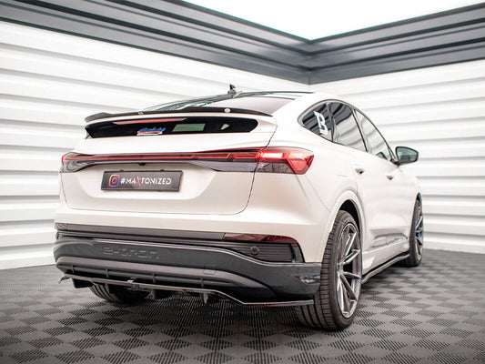 Maxton Design - CENTRAL REAR SPLITTER (VERTICAL BARS) AUDI Q4 E-TRON SPORTBACK MK1