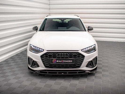 Maxton Design - FRONT SPLITTER V.1 AUDI A4 S-LINE / S4 B9 FACELIFT