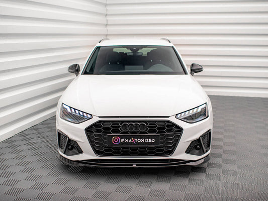 Maxton Design - FRONT SPLITTER V.2 AUDI A4 S-LINE / S4 B9 FACELIFT