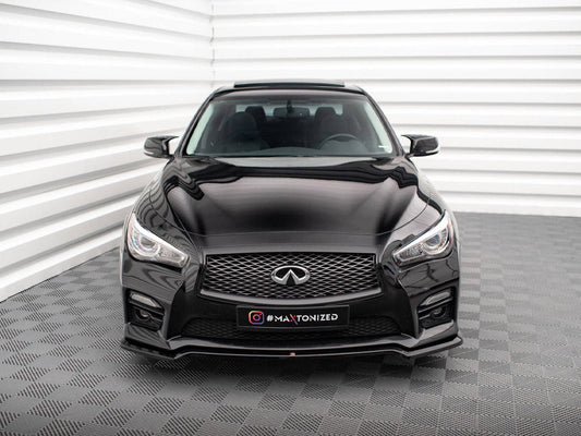 Maxton Design - FRONT SPLITTER V.1 INFINITI Q50 S MK1