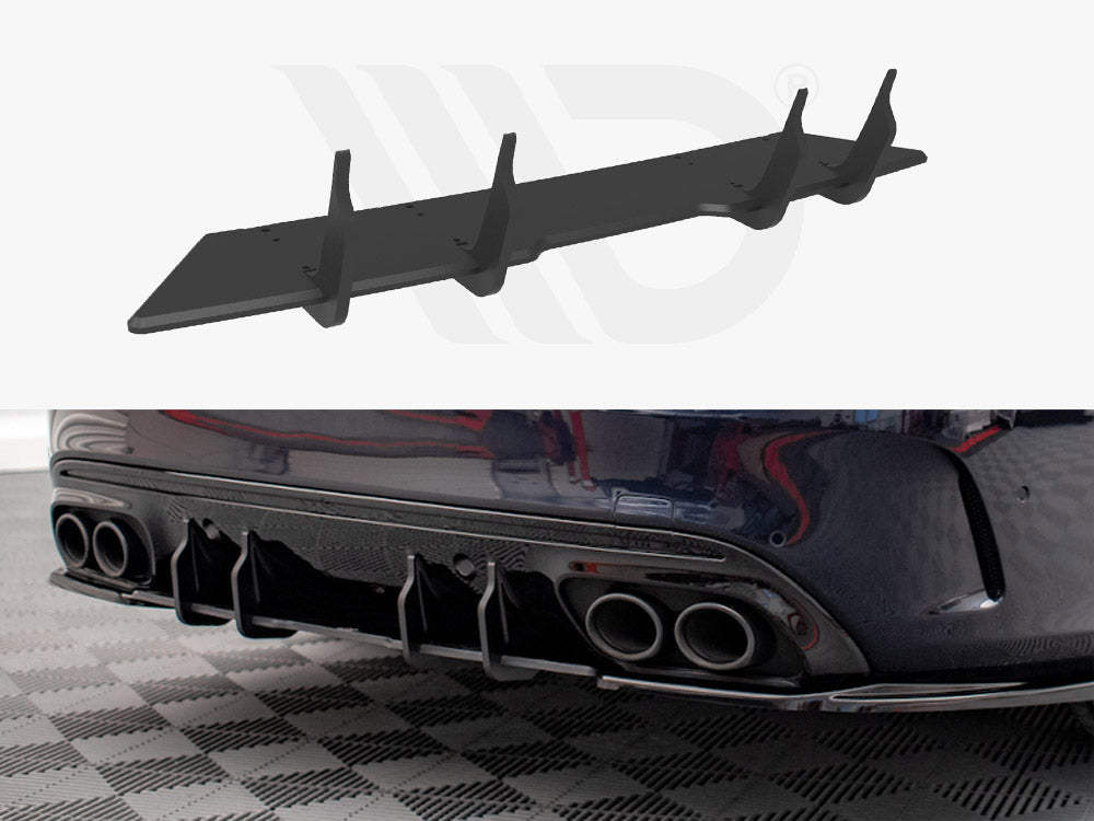 Maxton Design - Street PRO Rear Diffuser Mercedes-AMG C43 Sedan / Estate W205 / S205 Facelift