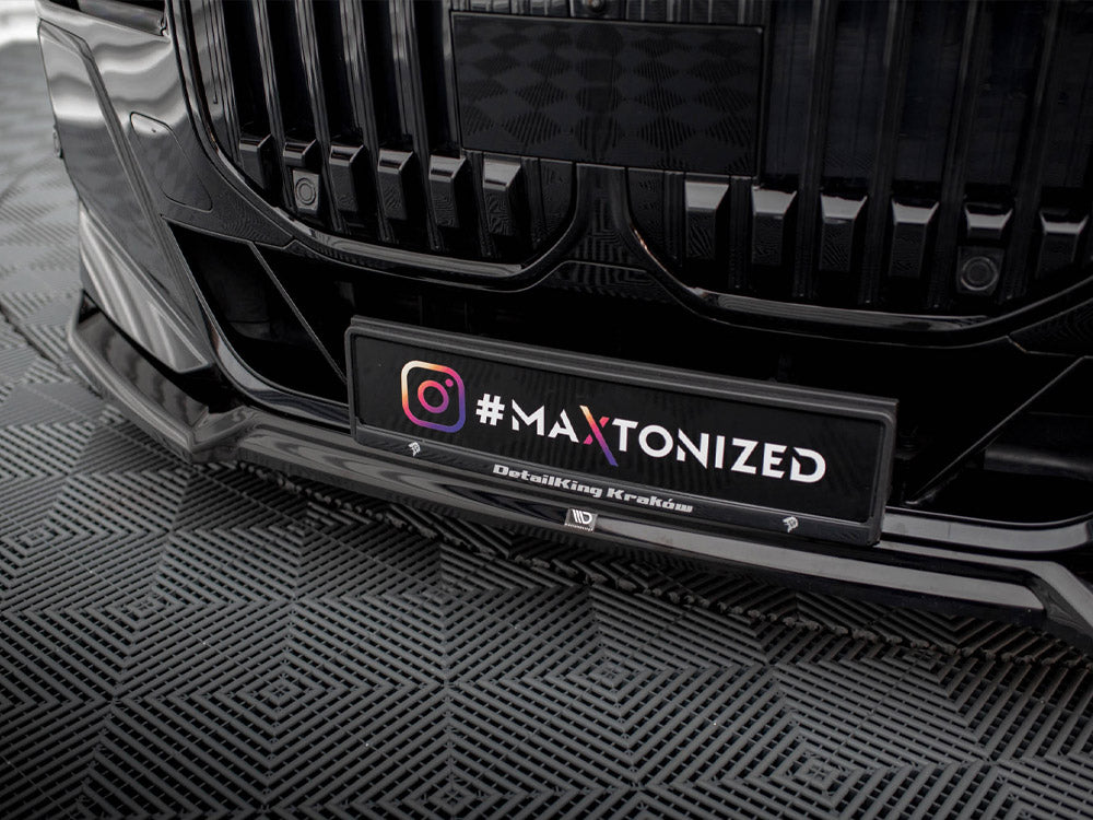 Maxton Design - FRONT SPLITTER V.3 BMW 7 M-PACK / M760E G70
