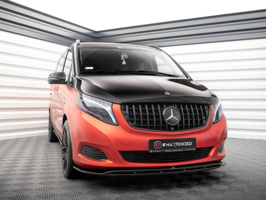 Maxton Design - FRONT SPLITTER V.4 MERCEDES V-CLASS W447