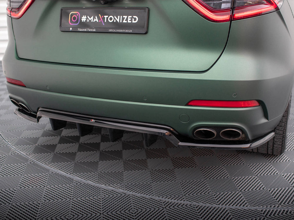 Maxton Design - CENTRAL REAR SPLITTER (VERTICAL BARS) MASERATI LEVANTE MK1
