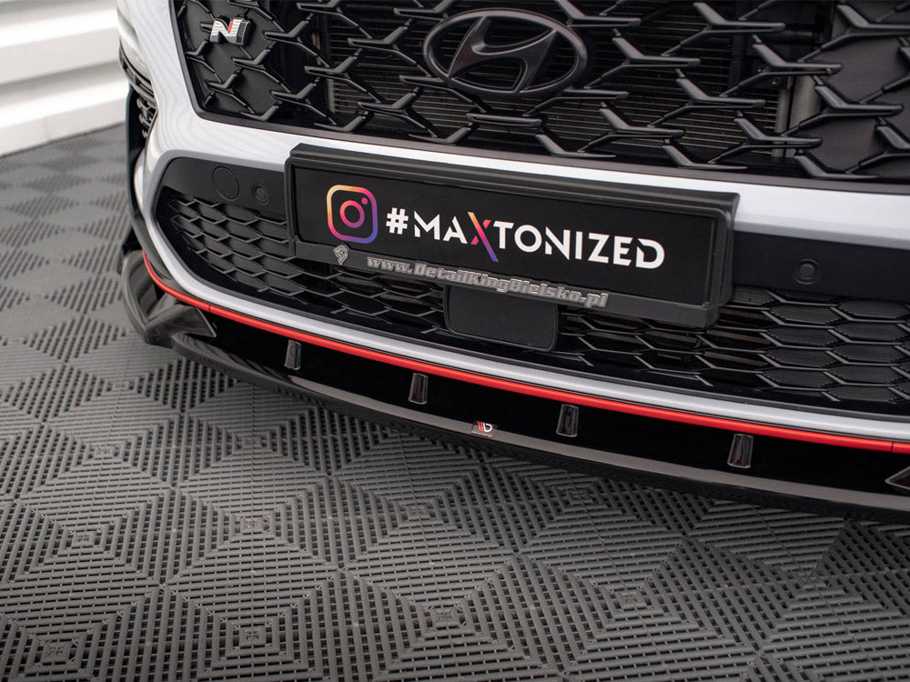Maxton Design - FRONT SPLITTER V.1 HYUNDAI KONA N MK1