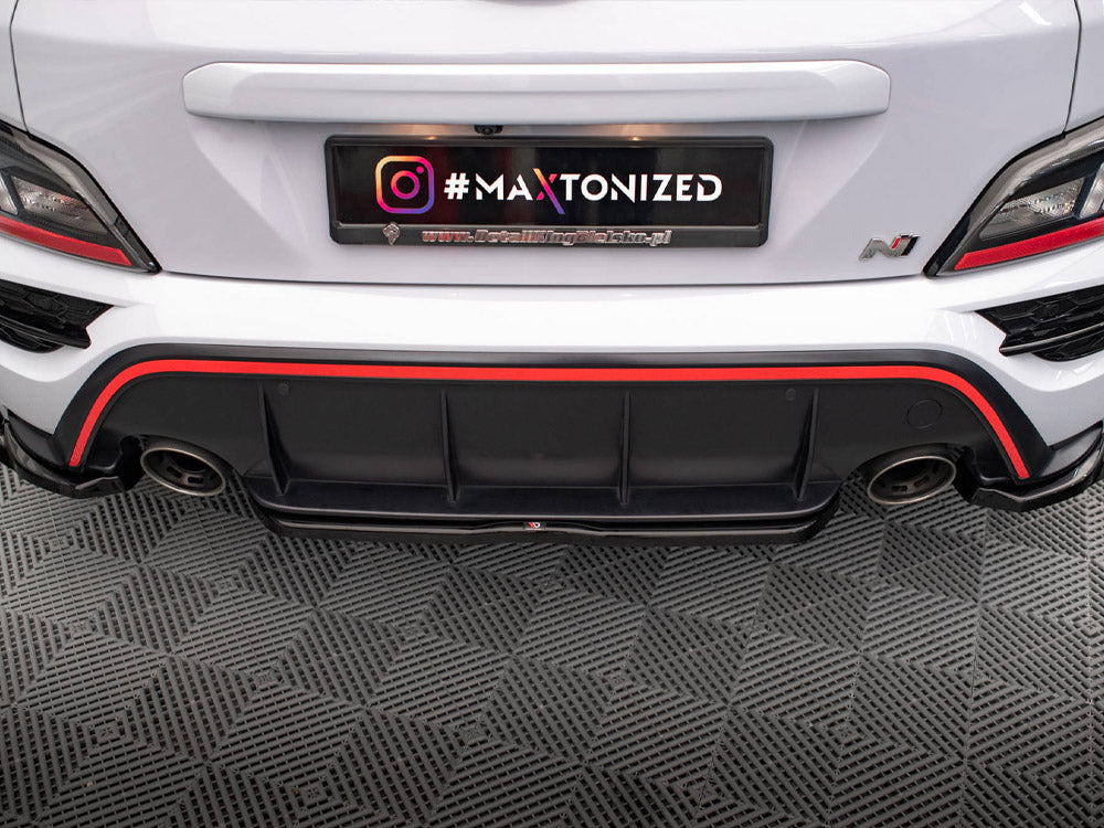 Maxton Design - CENTRAL REAR SPLITTER HYUNDAI KONA N MK1