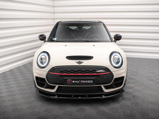 Maxton Design - FRONT SPLITTER V.1 MINI COOPER CLUBMAN JOHN COOPER WORKS F54 FACELIFT