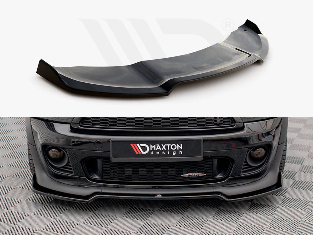 Maxton Design - FRONT SPLITTER V.2 MINI COOPER JOHN COOPER WORKS R56