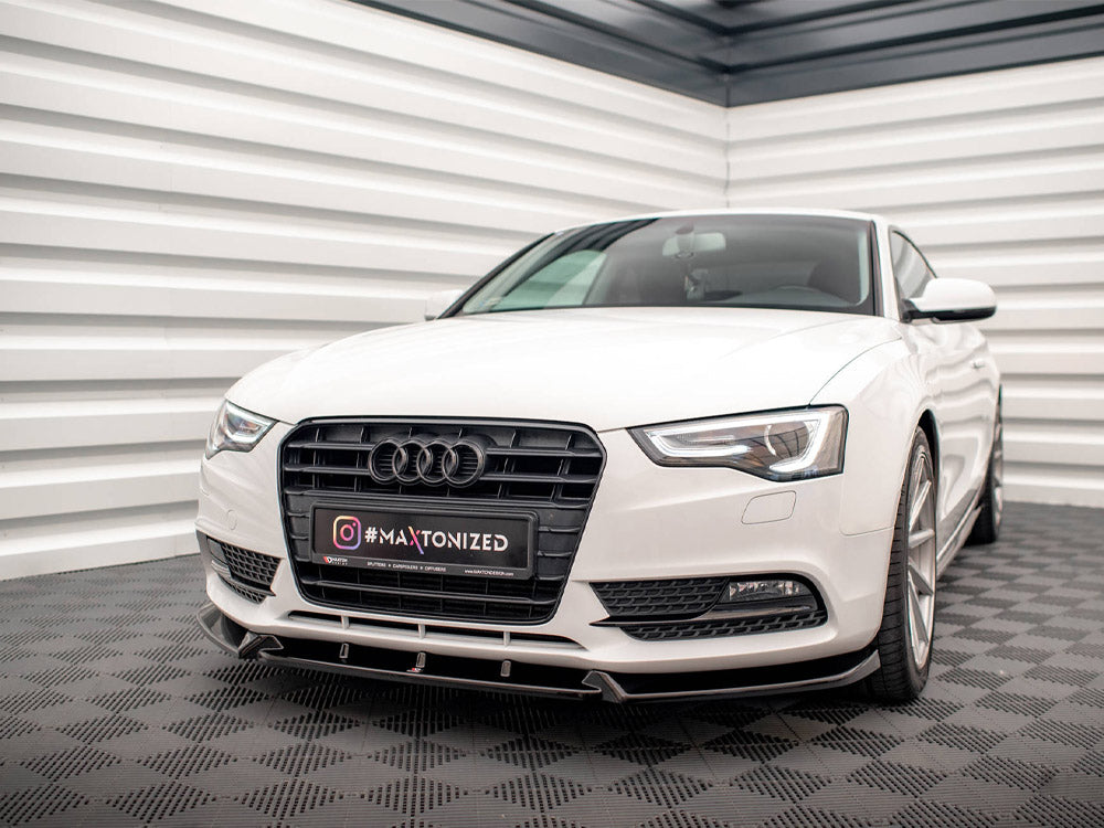 Maxton Design - FRONT SPLITTER V.1 AUDI A5 COUPE / SPORTBACK 8T FACELIFT