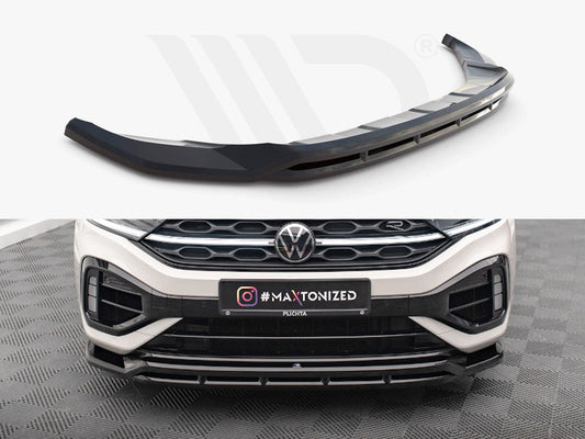 Maxton Design - FRONT SPLITTER V.1 VOLKSWAGEN T-ROC R MK1 FACELIFT (2021-)