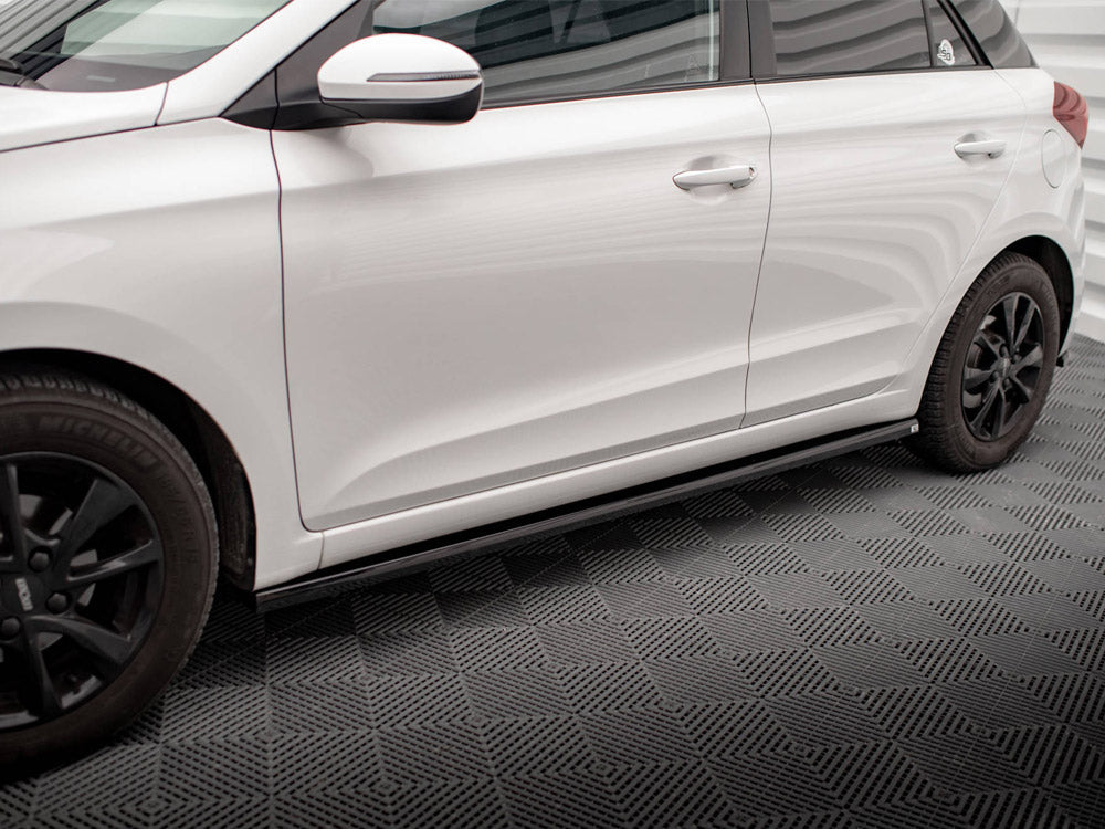 Maxton Design - SIDE SKIRTS DIFFUSERS HYUNDAI I20 MK2 FACELIFT