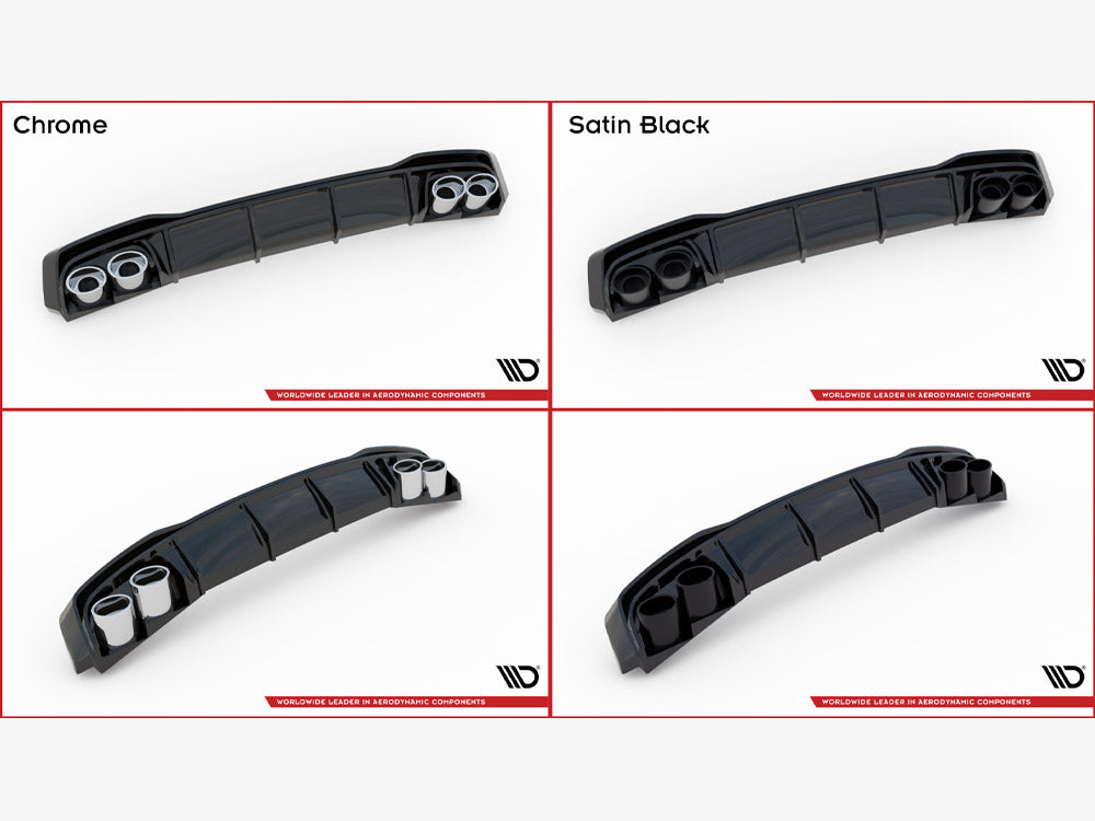 Maxton Design - Rear Valance V.3 + Exhaust Ends Imitation Cupra Formentor Mk1
