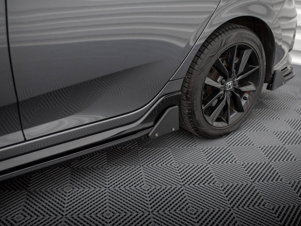 Maxton Design - SIDE SKIRTS DIFFUSERS + FLAPS HONDA CIVIC SPORT MK 10