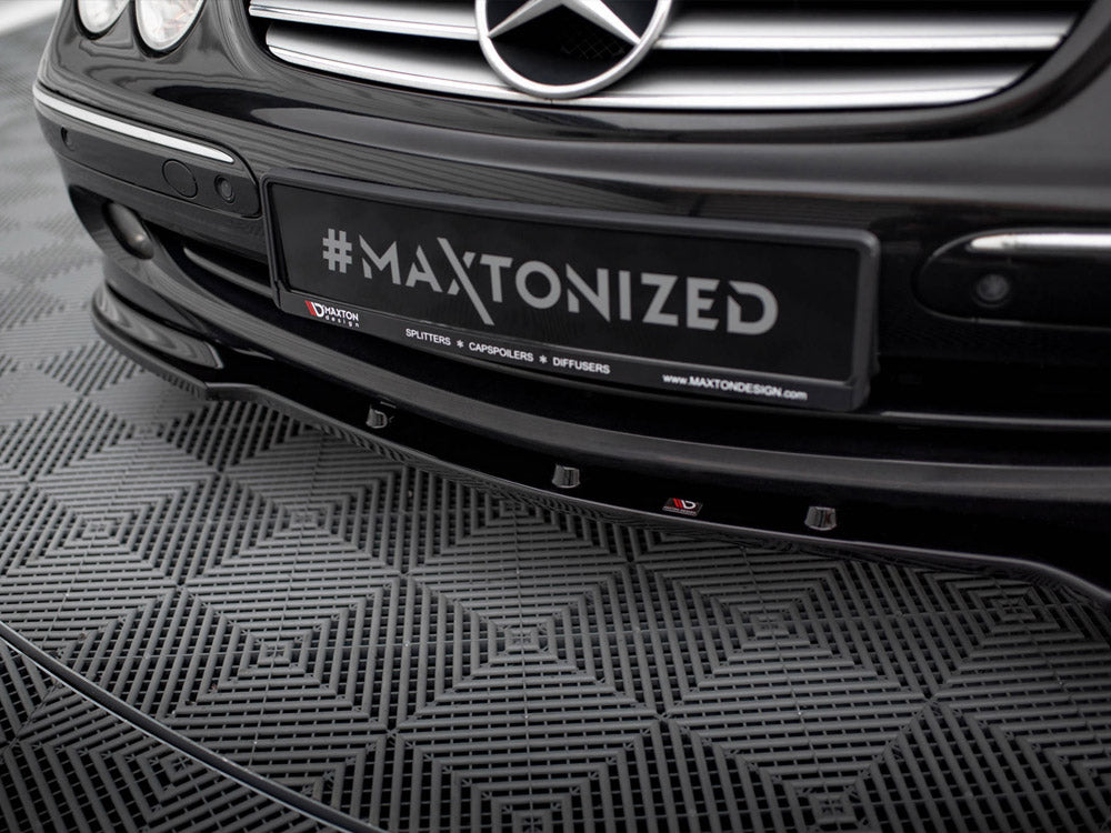 Maxton Design - FRONT SPLITTER MERCEDES CLK W 209 FOR STANDARD VERSION