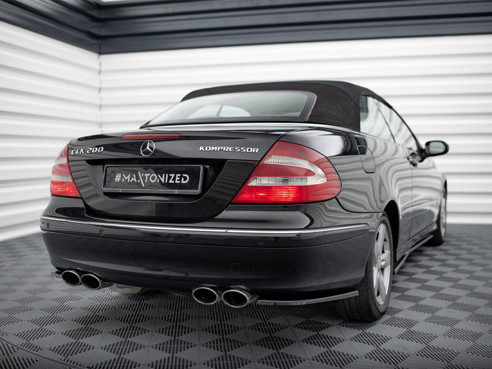 Maxton Design - REAR SIDE SPLITTERS V.1 MERCEDES CLK W209