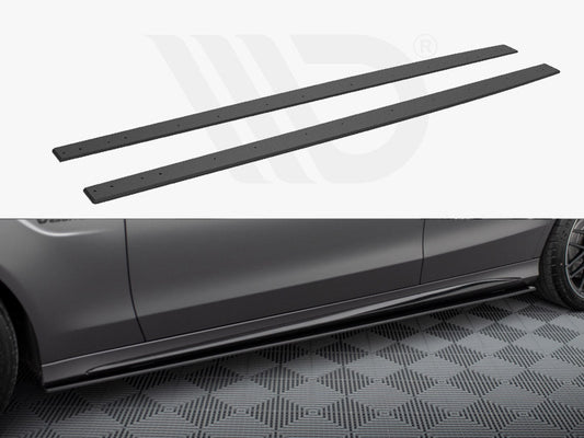 Maxton Design - STREET PRO SIDE SKIRTS DIFFUSERS MERCEDES-AMG C63 SEDAN / ESTATE W205 FACELIFT