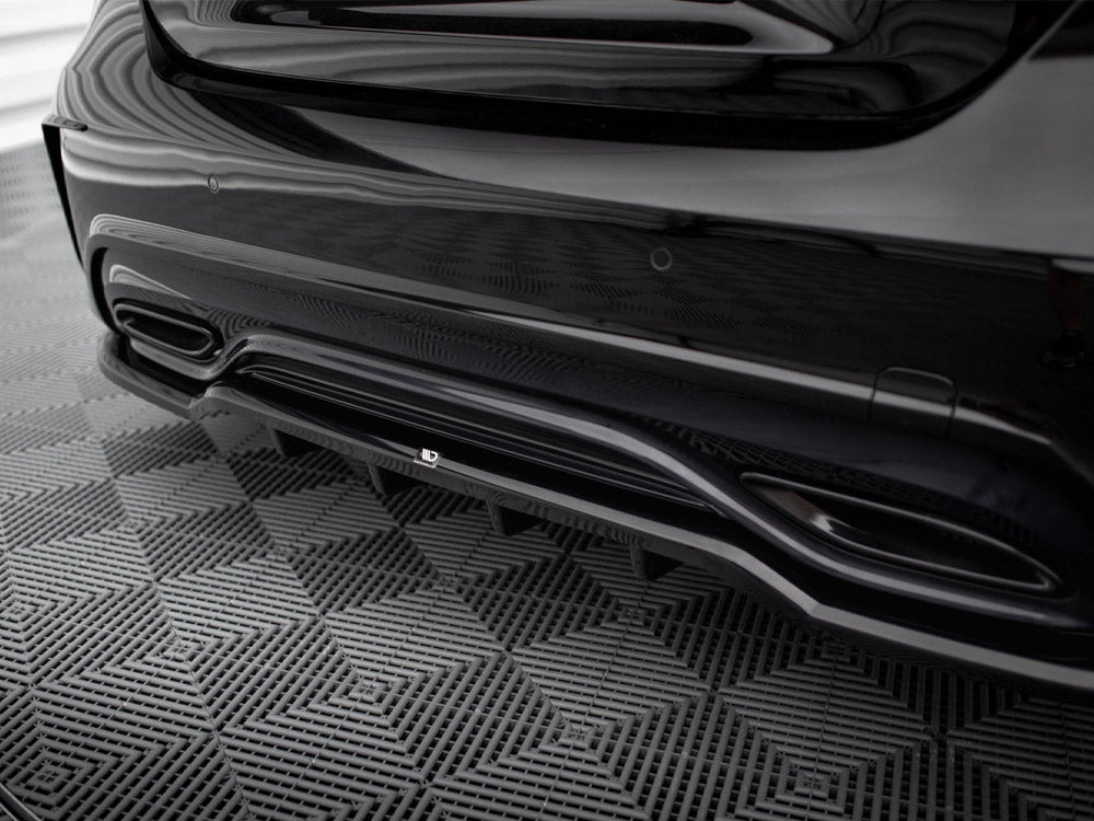 Maxton Design - Rear Splitter (Vertical Bars) Mercedes-Benz A AMG-Line W176 Facelift