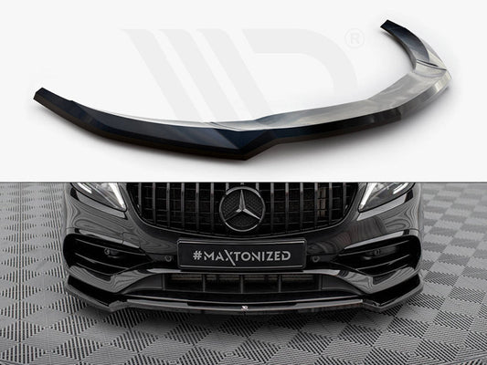 Maxton Design - FRONT SPLITTER V.1 MERCEDES-BENZ A AMG-LINE W176 FACELIFT