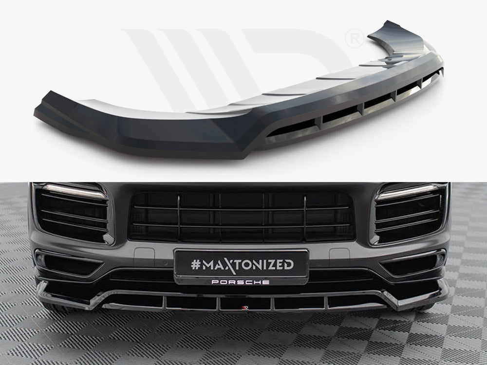 Maxton Design - FRONT SPLITTER PORSCHE CAYENNE SPORT DESIGN MK3