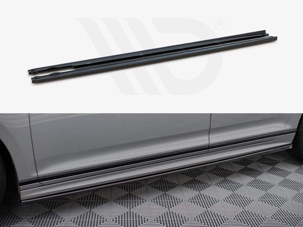 Maxton Design - SIDE SKIRTS DIFFUSERS VOLKSWAGEN PASSAT R-LINE B8 FACELIFT