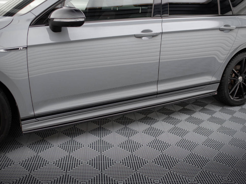 Maxton Design - SIDE SKIRTS DIFFUSERS VOLKSWAGEN PASSAT R-LINE B8 FACELIFT