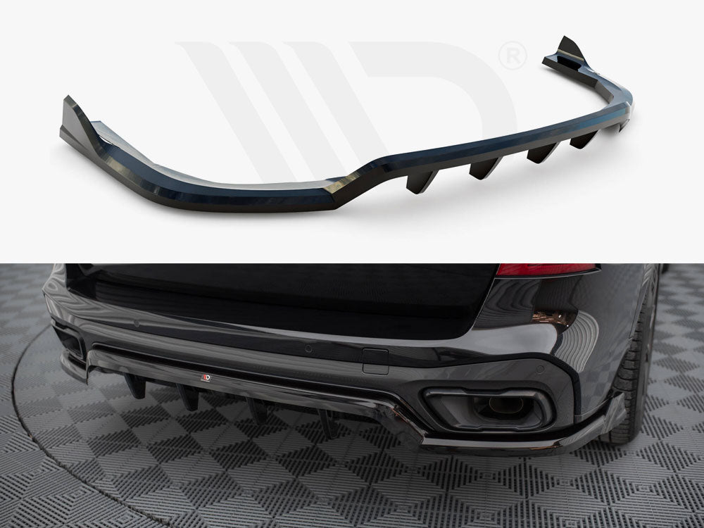 Maxton Design - Central Rear Splitter (Vertical Bars) BMW X5 M-Sport G05