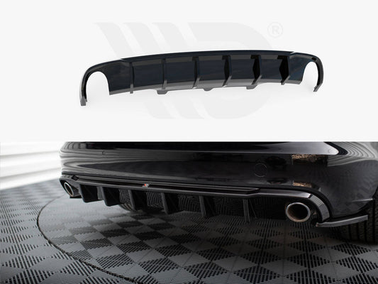 Maxton Design - Rear Valance Audi A6 Sedan / Avant C7 (Version with single exhausts on both sides)