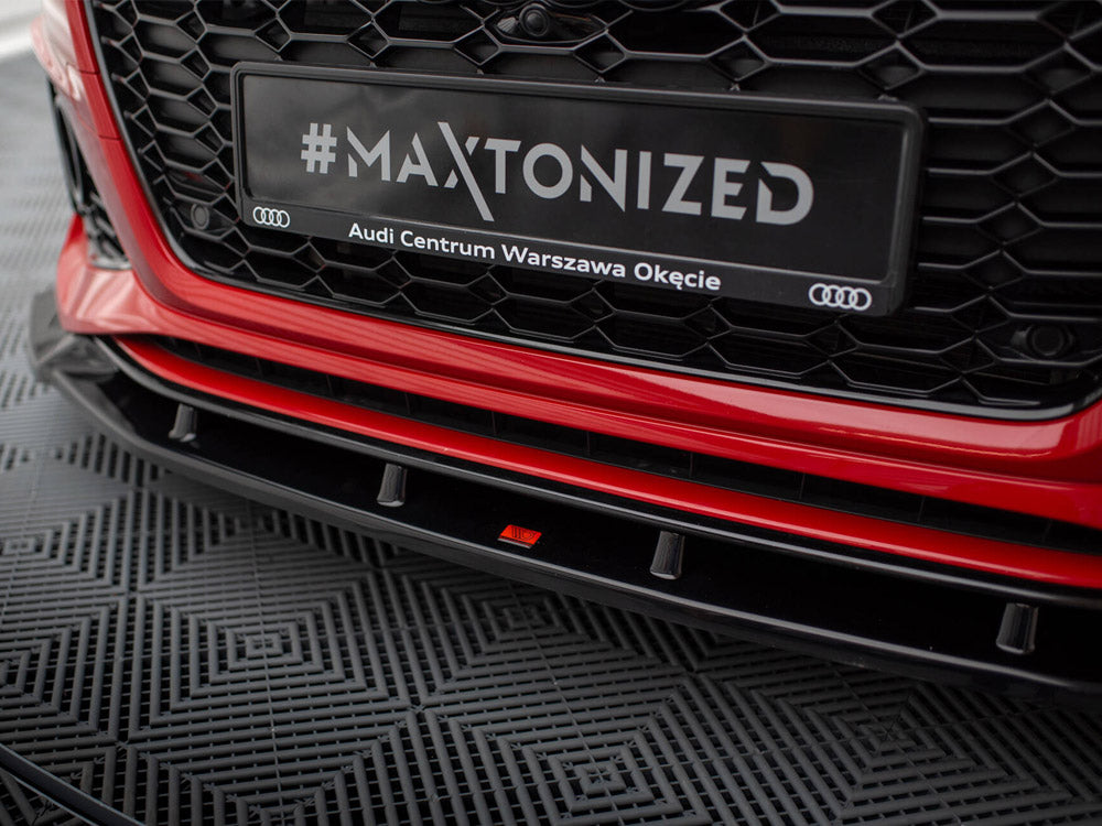 Maxton Design - Front Splitter V.2 Audi RS4 B9 Facelift