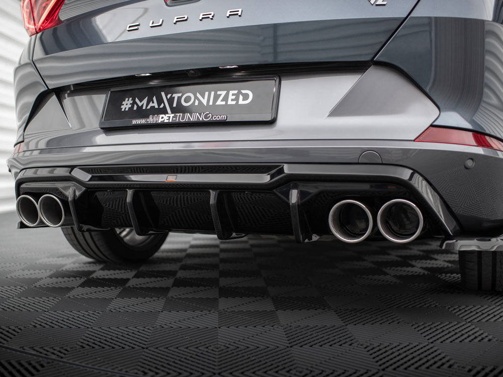 Maxton Design - Rear Valance V.3 + Exhaust Ends Imitation Cupra Formentor Mk1
