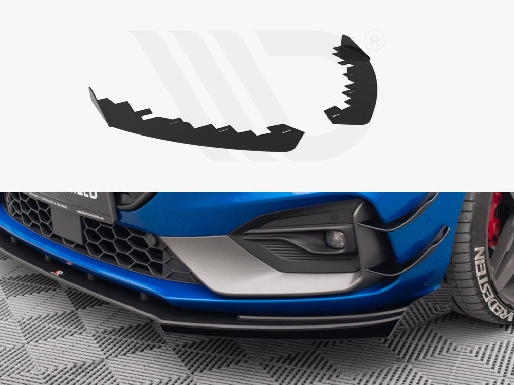 Maxton Design - FRONT SPLITTER FLAPS FORD FOCUS ST MK4 (2019-)