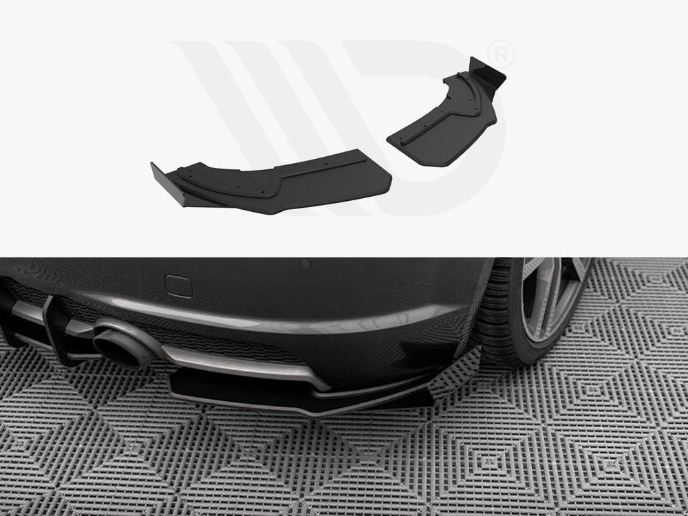 Maxton Design - STREET PRO REAR SIDE SPLITTERS + FLAPS AUDI TT S-LINE 8S