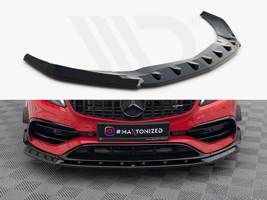 Maxton Design - FRONT SPLITTER V.1 MERCEDES-BENZ A45 AERO W176 FACELIFT