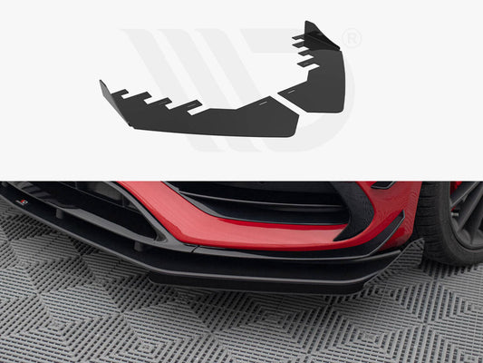 Maxton Design - FRONT FLAPS MERCEDES-BENZ A 45 AMG AERO W176 FACELIFT