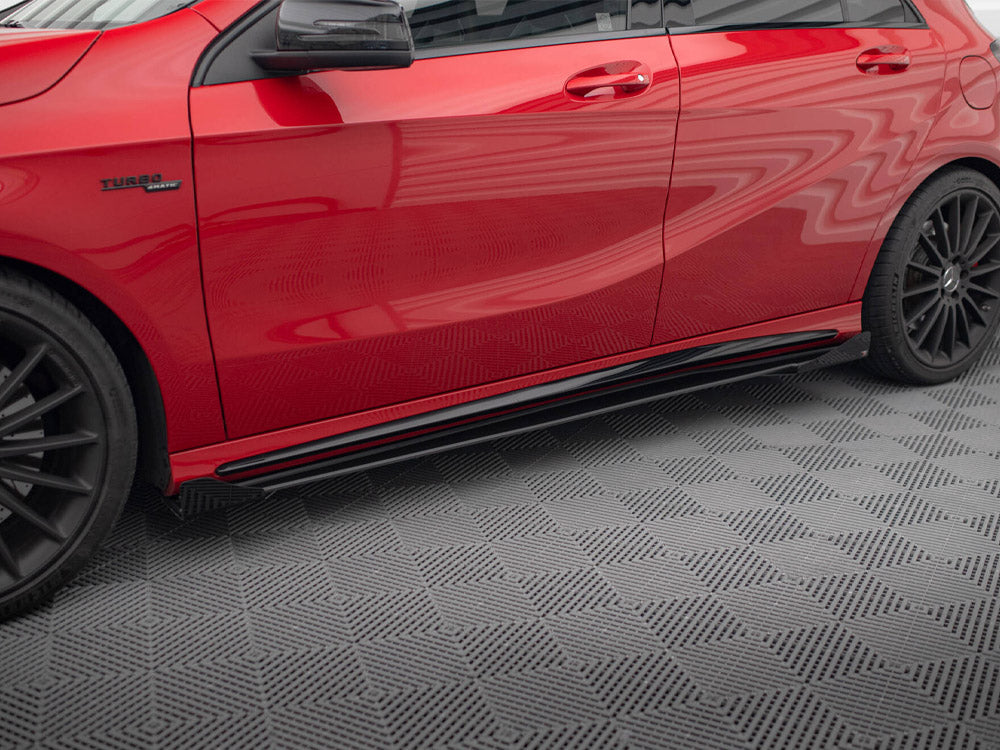 Maxton Design - SIDE FLAPS MERCEDES-BENZ A 45 AMG W176 FACELIFT