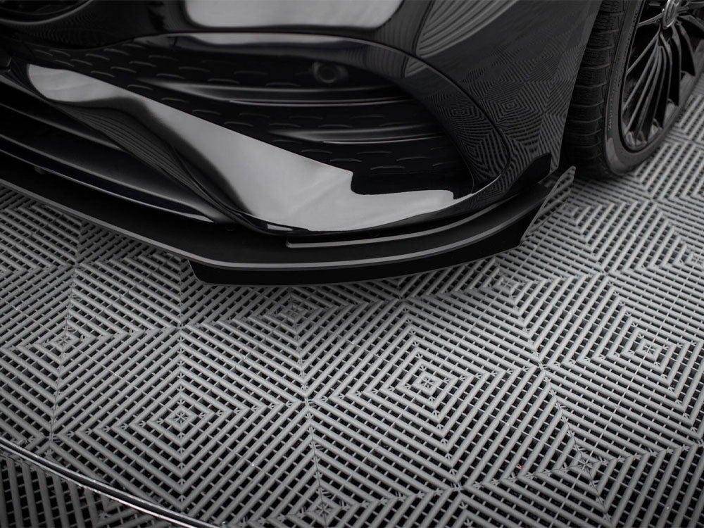 Maxton Design - Street PRO Front Splitter + Flaps Mercedes-AMG A35 W177 Facelift