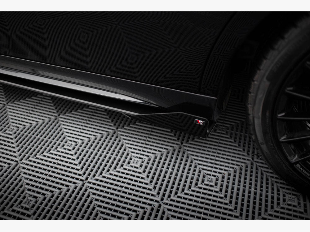 Maxton Design - Street PRO Side Skirts Diffusers + Flaps Mercedes-AMG A35 W177 Facelift