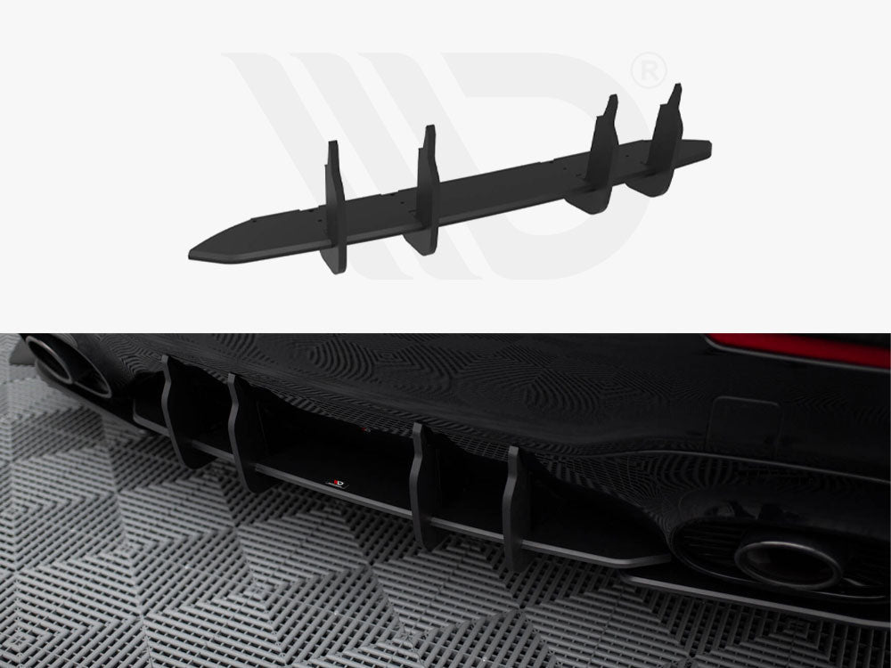 Maxton Design - Street PRO Rear Diffuser Mercedes-AMG A35 Hatchback W1 ...