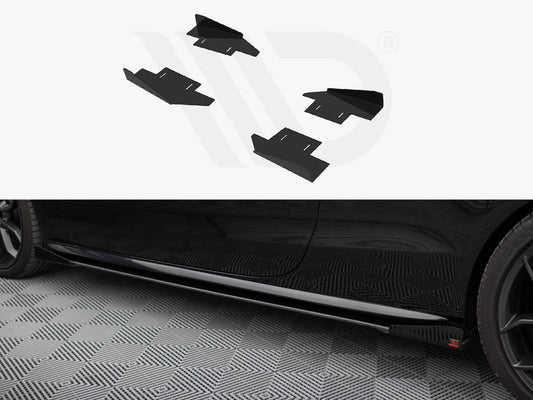 Maxton Design - SIDE FLAPS AUDI A5 / A5 S-LINE / S5 COUPE / CABRIO 8T / 8T FACELIFT