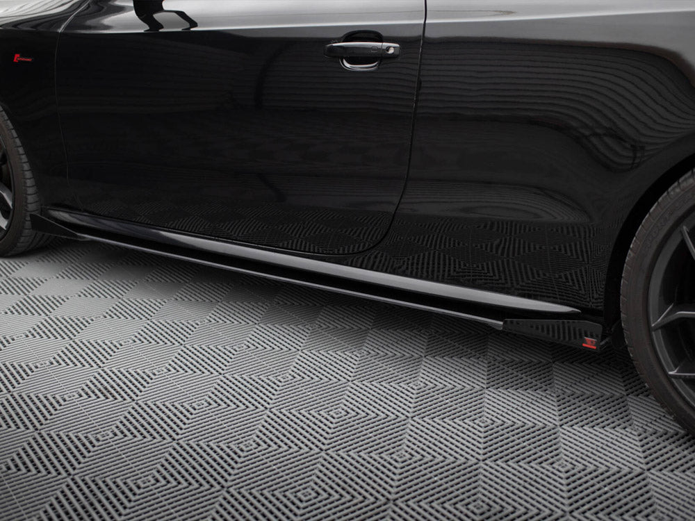 Maxton Design - SIDE FLAPS AUDI A5 / A5 S-LINE / S5 COUPE / CABRIO 8T / 8T FACELIFT