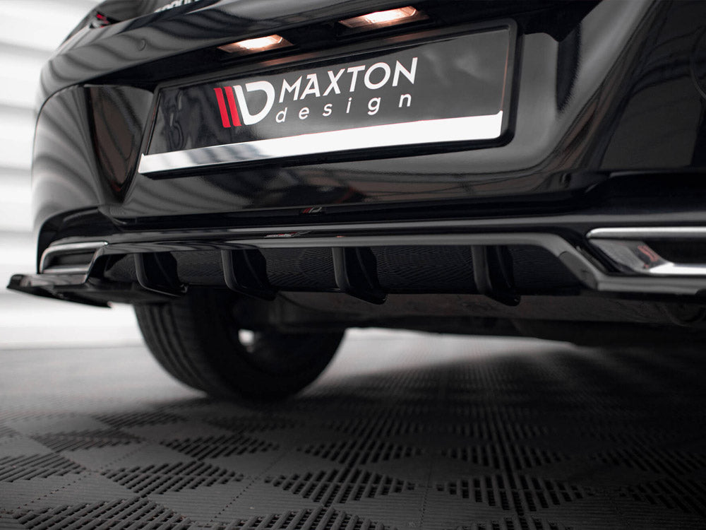Maxton Design - Central Rear Splitter (Vertical Bars) Toyota Corolla Hatchback Mk12