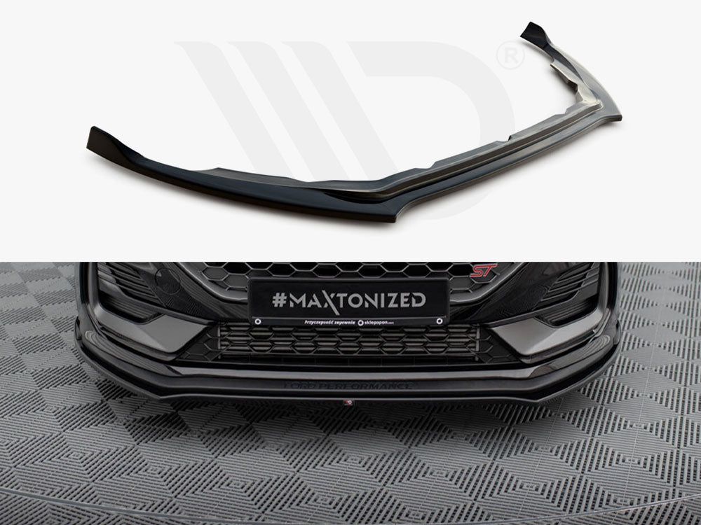 Maxton Design - FRONT SPLITTER V.1 FORD FIESTA ST / ST-LINE MK8/8.5